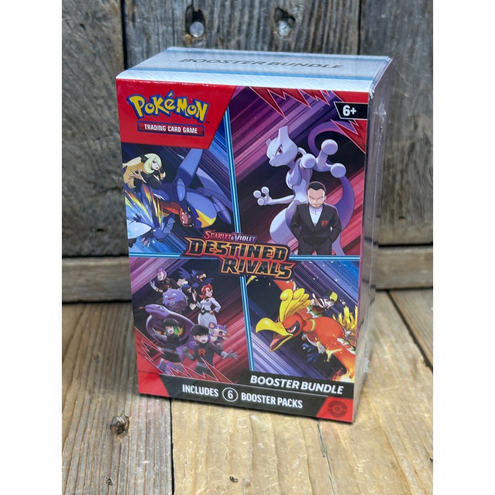 Pokemon TCG Scarlet & Violet Destined Rivals Booster Bundle 6 Packs Sealed 2025